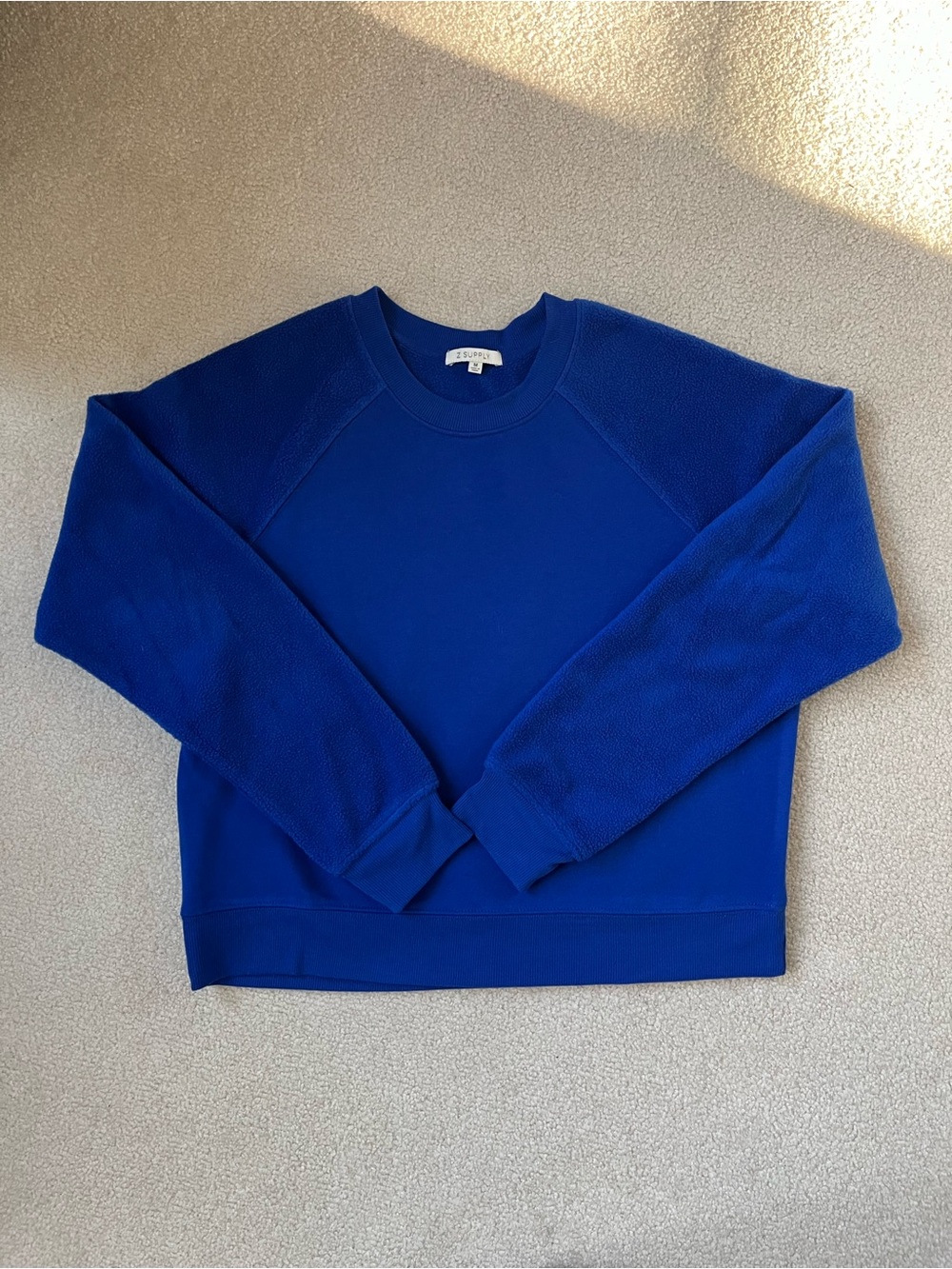 Z Supply Reverse Fleece Sweatshirt